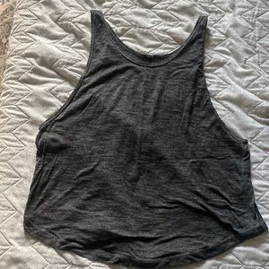 Dark gray Lululemon athletic tank